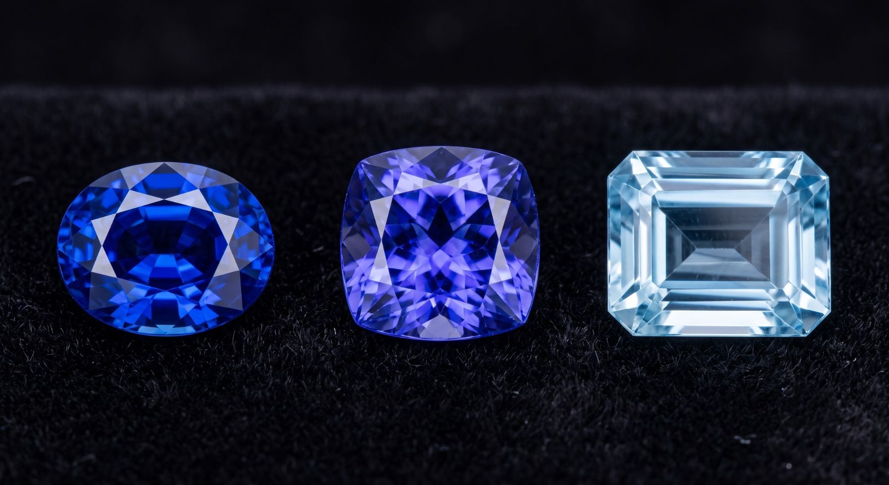 Blue sapphire vs tanzanite vs blue topaz comparison guide